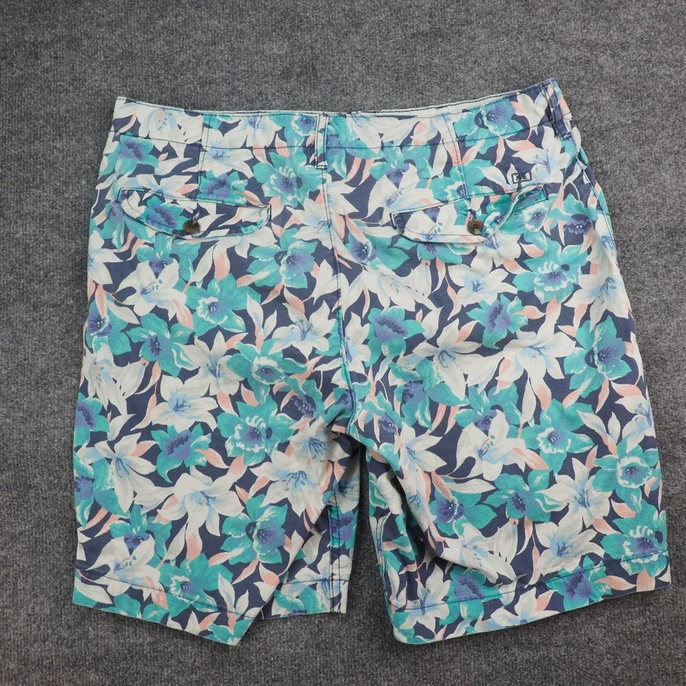 American Eagle Shorts Mens 36 Classic Blue Floral Next Level Flex Tropical Surf